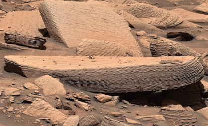 Curiosity Rover Uncovers Ancient Martian Sandstorm Preserved in Rock Layers